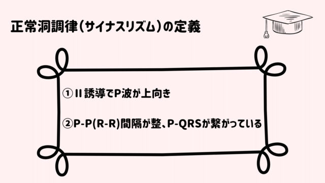 【正常洞調律】の定義