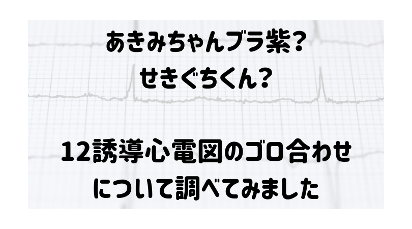 心電図 あきみ ちゃん