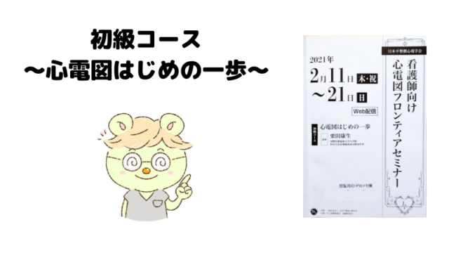 心電図フロンティアセミナー。初級コース～心電図はじめの一歩～